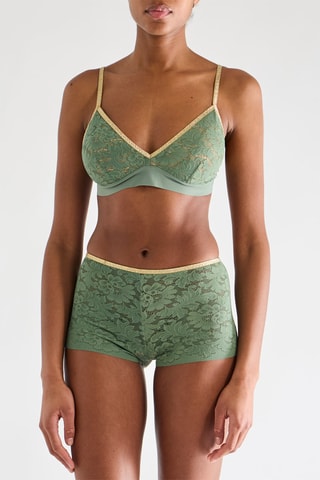 Shorty en dentelle Dylan - Amande