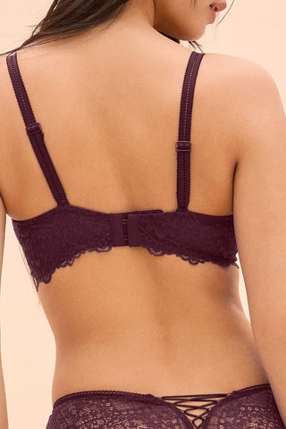 Soutien-gorge corbeille Mona - Bordeaux