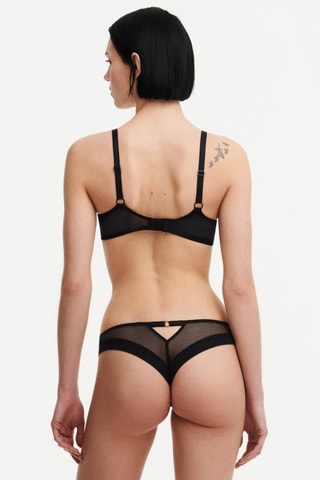 Soutien-gorge ampliforme Fleurs Si - Noir - Chantelle