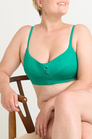 Haut de maillot post-opératoire coques Lana - Vert