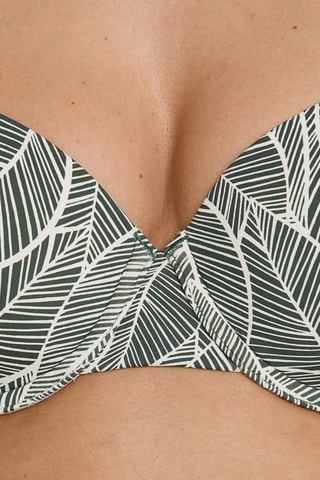 Haut de maillot Naja - Vert et blanc