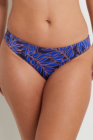 Bas de maillot Moon - Noir et bleu