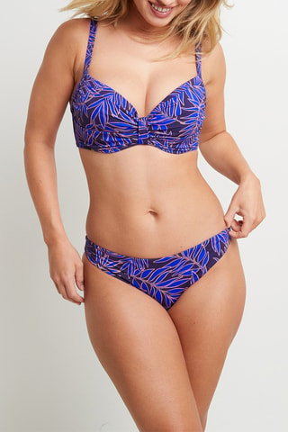 Bas de maillot Moon - Noir et bleu