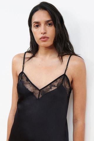 Nuisette Orchids - Noir - Chantelle