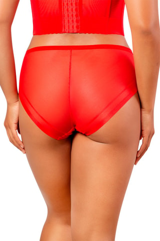 Slip Hoge Taille Shea Rood