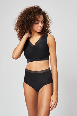 Culotte taille haute - Noir - SoftStretch