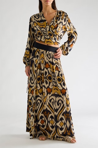 Jupe longue taille haute Scotty - Unique