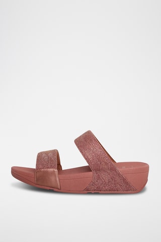 Mules compensées - Rose