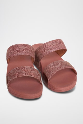 Mules compensées - Rose