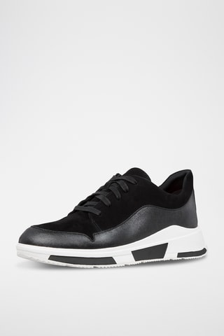Baskets en cuir Freya - Noir