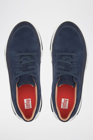 Baskets en cuir Freya - Bleu marine
