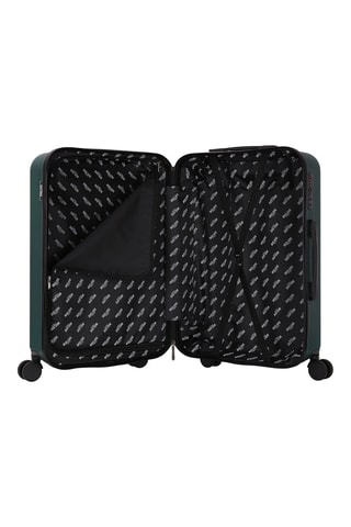 Set 3 valigie City (S/M/L) - 55/65/75 cm - Argentato, nero e verde