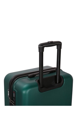 Valigia grande City (L) - 75 cm - Nero, verde e argentato