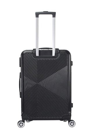 Valigia grande Luton (L) - 75 cm - Nero e argentato