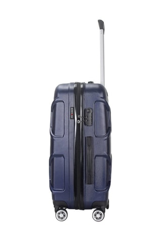 Valigia grande Palace (L) - 75 cm - Nero, blu e argentato