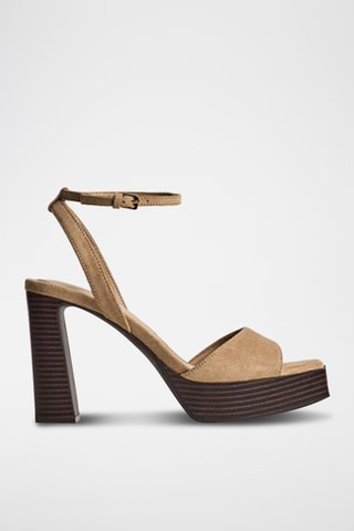 Sandales à talons - Beige clair
