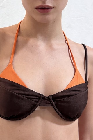 Soutien-gorge ampliforme - Marron