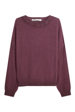 Pull - Rouge framboise