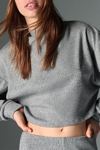 Pull court - Gris clair