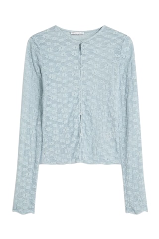 Gilet en dentelle - Bleu clair