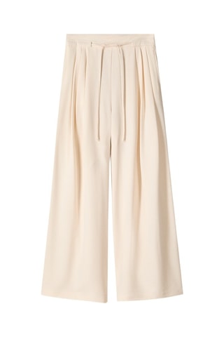 Pantalon wide legs - Ecru