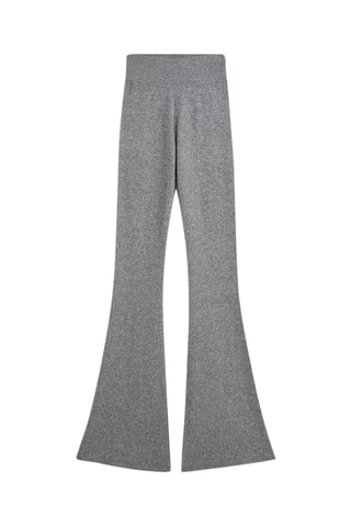 Pantalon taille haute - Gris