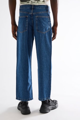 Jean baggy 7/8 - Bleu