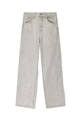 Jean wide legs - Gris clair