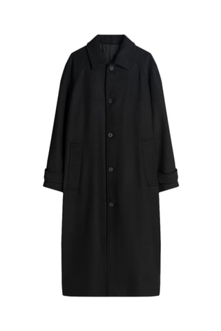 Manteau en laine - Noir