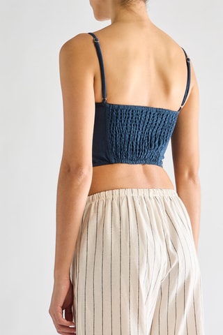 Crop top - Bleu marine