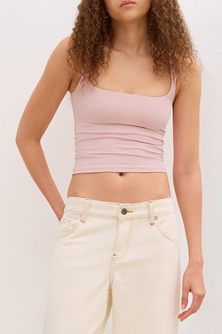 Crop top - Rose poudré