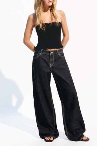 Top bustier - Noir