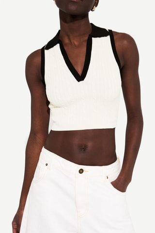 Crop top - Ecru