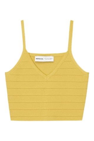 Crop top - Moutarde