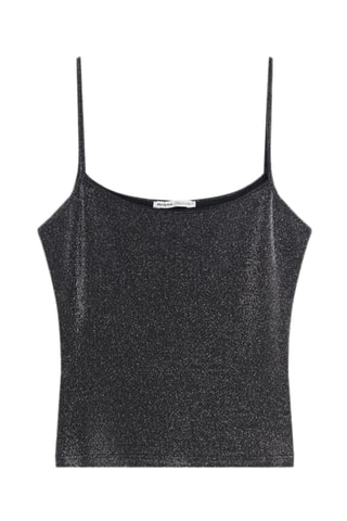 Top pailleté - Noir