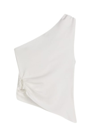 Top asymétrique - Ecru