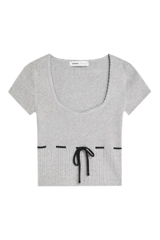 Top - Gris foncé chiné