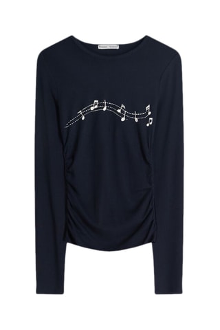 Top - Bleu marine