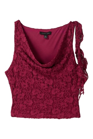 Top en dentelle - Bordeaux