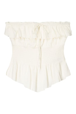 Top bustier - Blanc