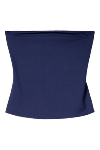 Top bustier - Bleu marine