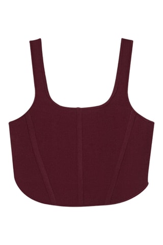 Crop top - Bordeaux