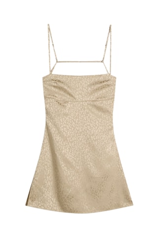 Robe trapèze - Beige