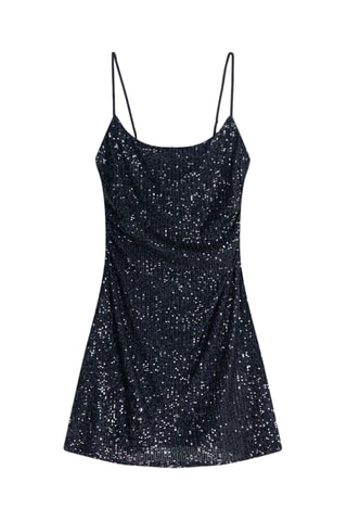 Robe patineuse - Bleu nuit