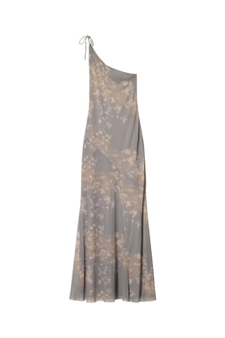Robe asymétrique - Gris foncé