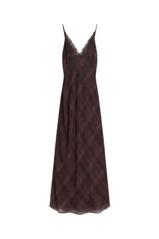 Robe longue - Marron foncé