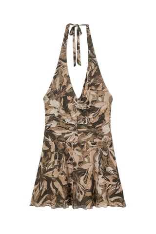 Robe patineuse - Marron