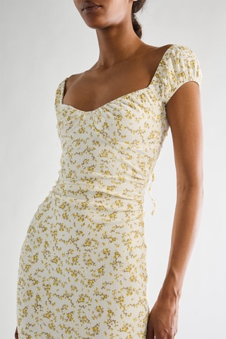 Robe midi - Ecru