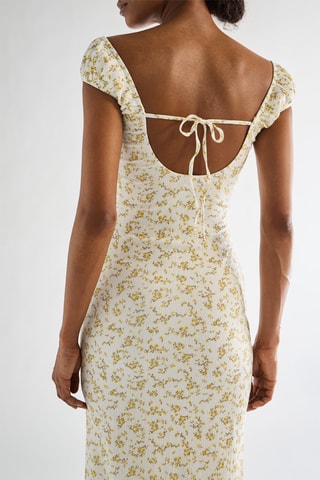 Robe midi - Ecru