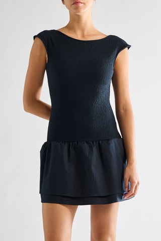 Robe patineuse - Bleu marine